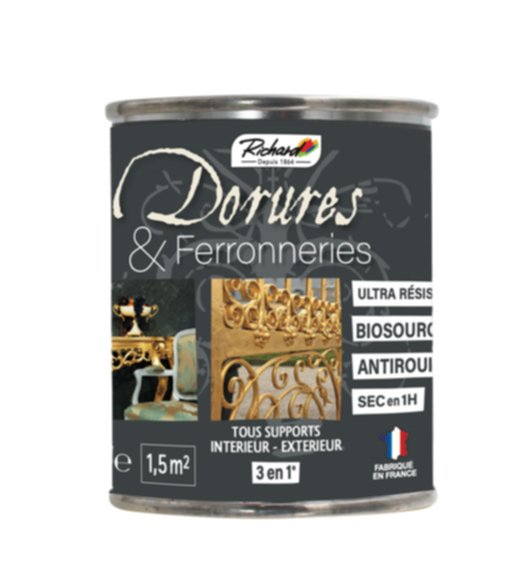 Peinture dorures/ferronneries Cuivre 125ml            