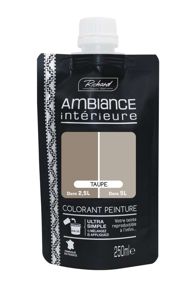 Colorant spécial peinture acrylique monodose 250ML Taupe