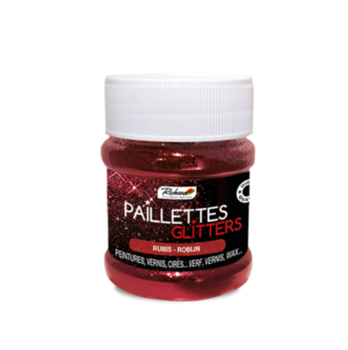 Additif paillettes peinture Rubis 80gr                    