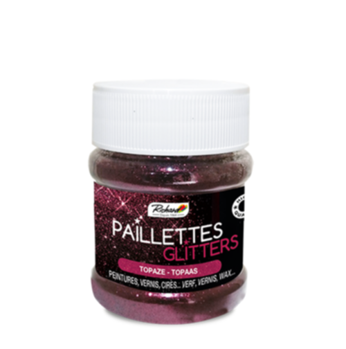 Additif paillettes peinture Topaze 80gr                   