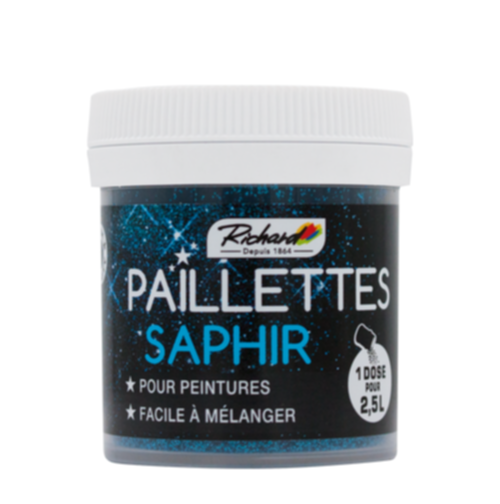 Additif paillettes peinture Saphir 30gr                   