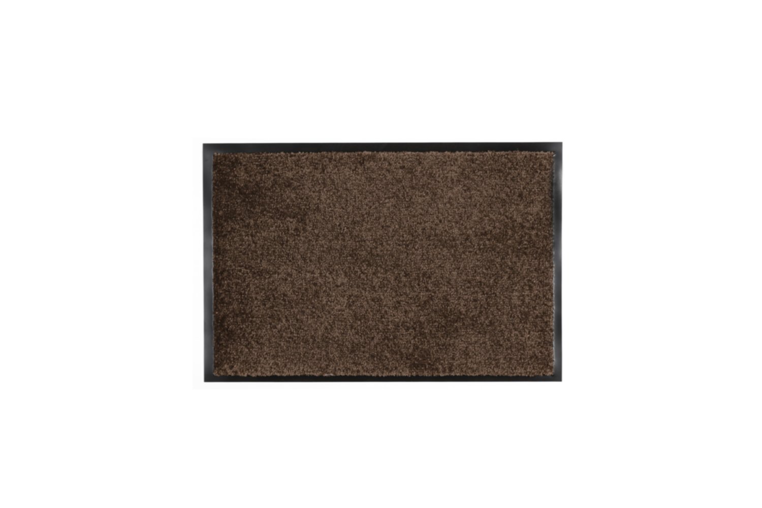 Tapis d'entrée absorbant anti poussière 60x40cm marron - CORYL