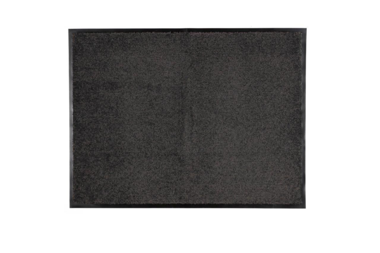 Tapis d'entrée absorbant anti poussière Tania 80x60cm noir - CORYL