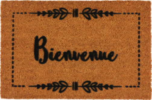 Tapis abrité brossant Amande 60x40cm - CORYL