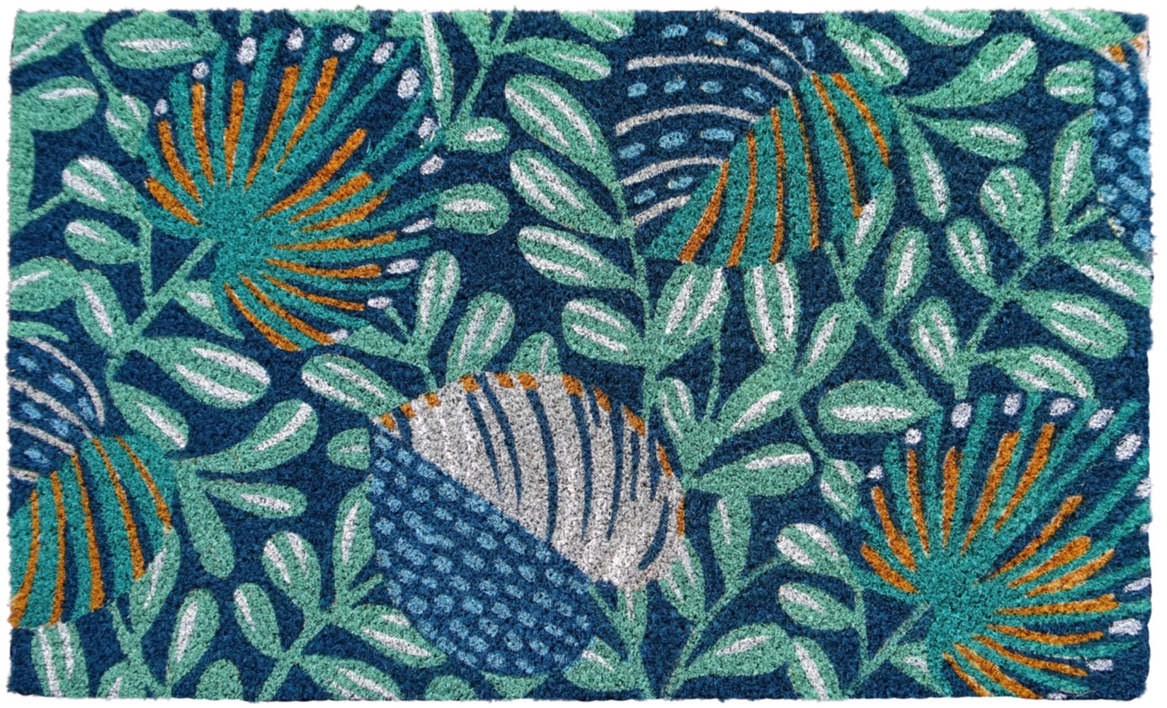 Tapis d'entrée abrité Coco Folie Jungle 75x45cm