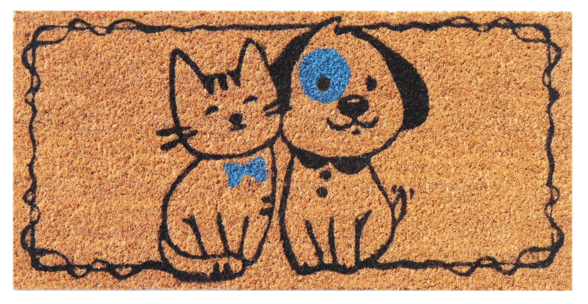 Tapis d'entrée abrité Coco Poucet Cie 50x25cm