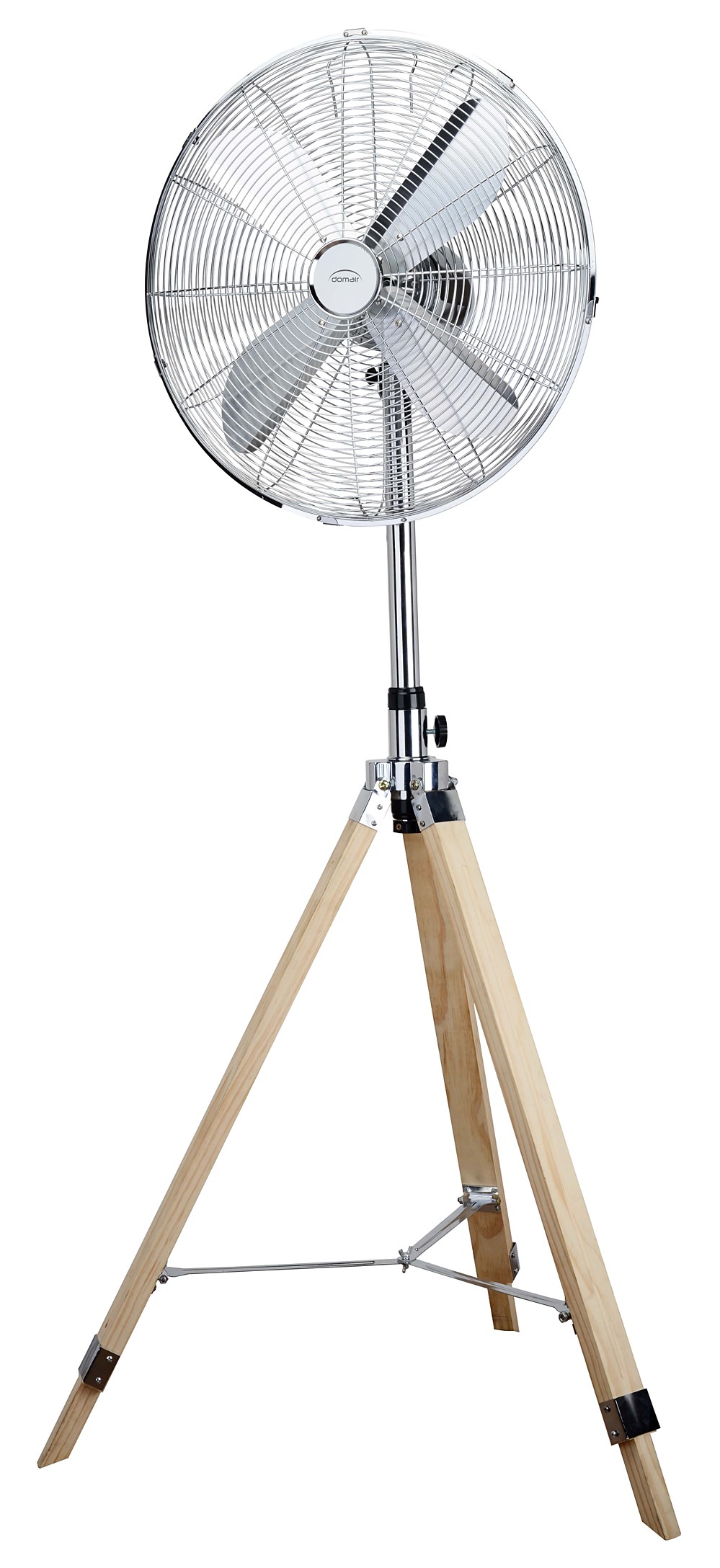 Ventilateur trépied 40 cm bois/métal