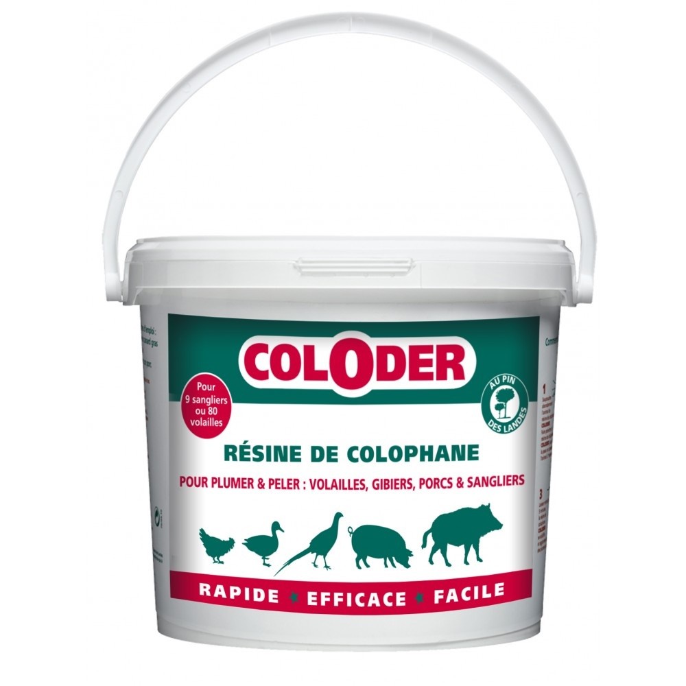 Coloder resine de colophane pot/3,5kg pdr ext