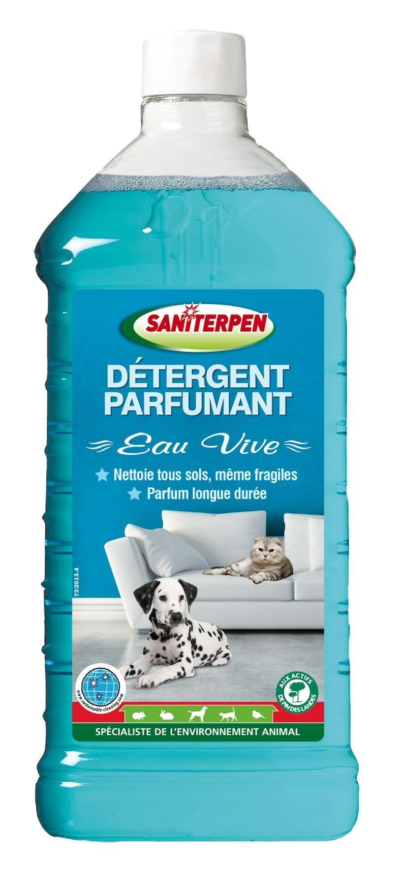 détergent saniterpen parfumant eau vive bid/1L