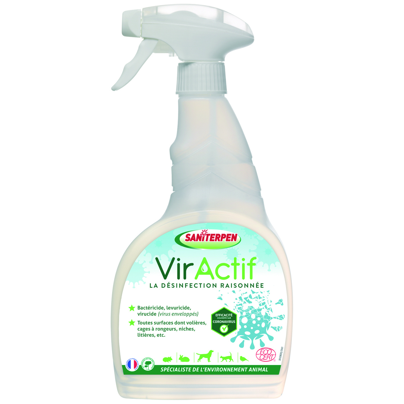 Désinfectant vir’actif 750 ml