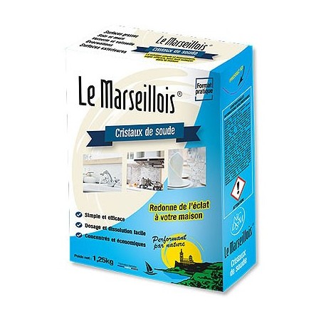 MARSEILLOIS Cristaux de soude 1,25kg