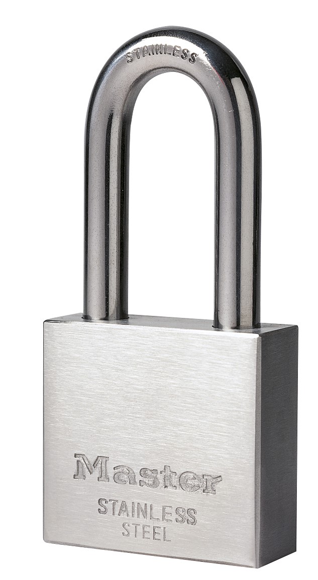 Cadenas en acier inoxydable, cadenas à clé - MASTER LOCK