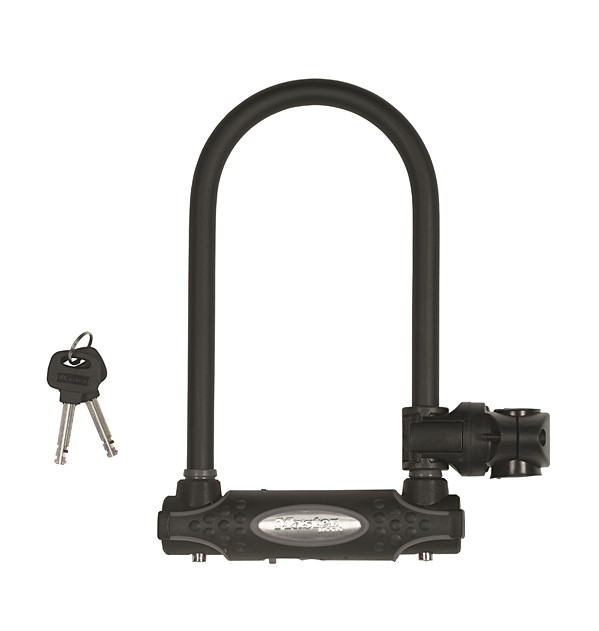 Antivol Vélo U - A clé - 210mm x 110mm x Ø 13mm - 8195DPRO -  MASTER LOCK 