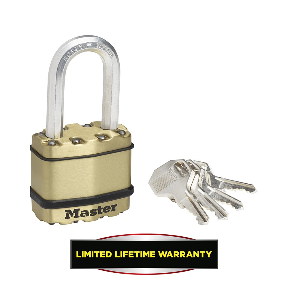 Cadenas Excell® en acier laminé l.45 mm avec anse H.38 mm - MASTER LOCK