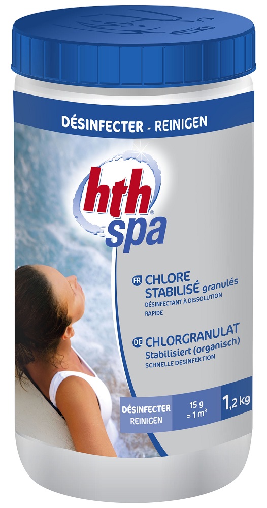 Chlore Stabilisé Granulés 1,2Kg - HTH SPA