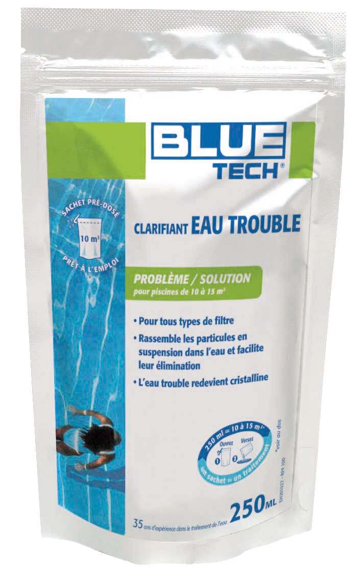 Clarifiant eau trouble unidose 10-15 m3 250ml