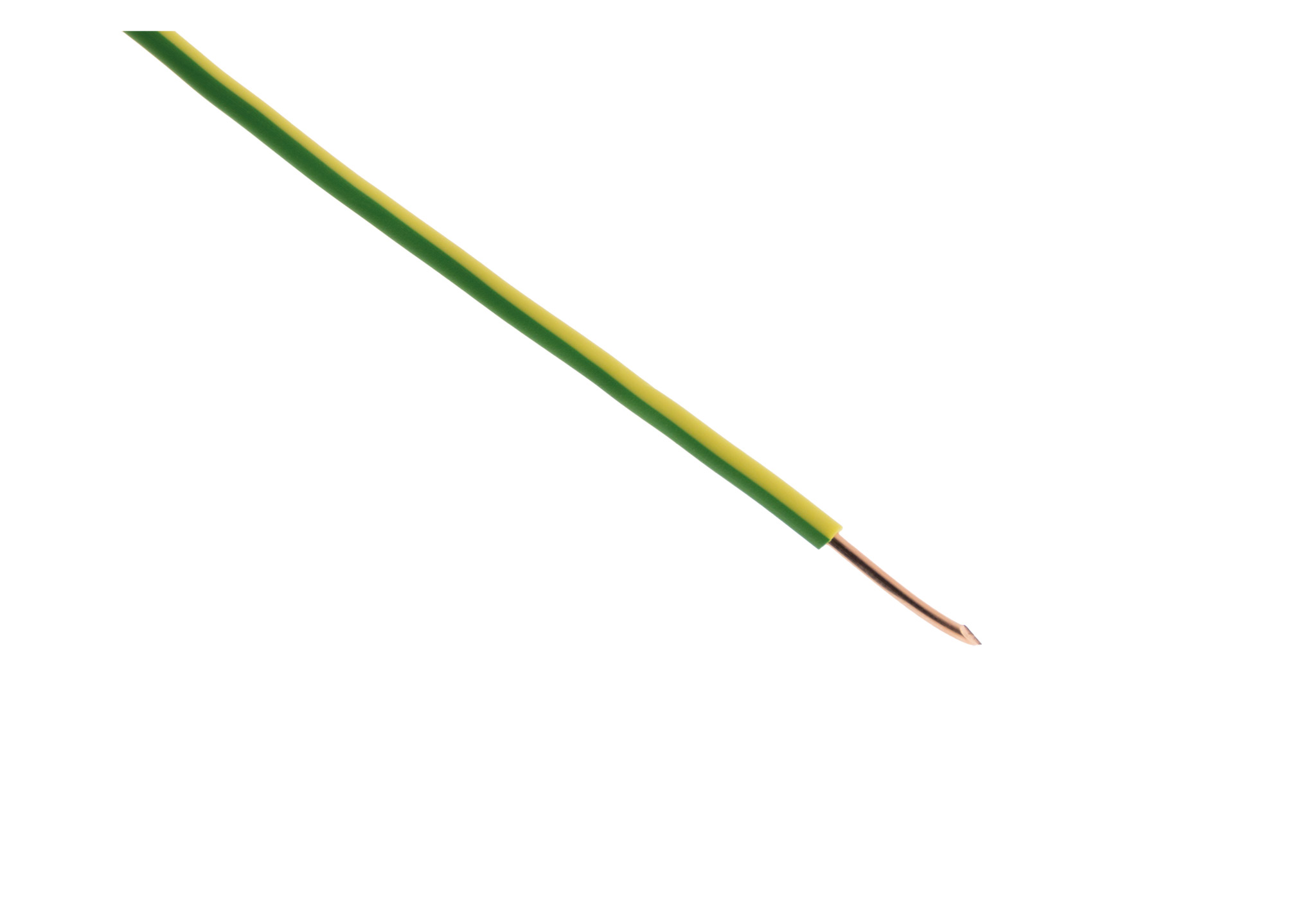 Cable ho7vu 1.5 vert/jaune 100m - PLASTO