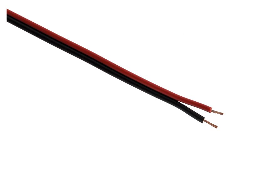 Cable hi-fi 2x 0,35 rouge - 25m