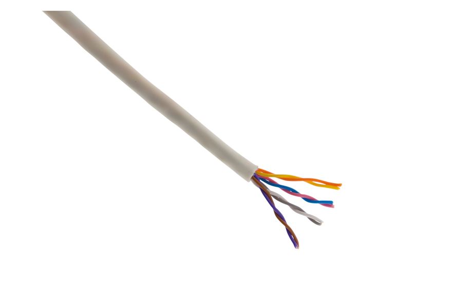 Cable telephone / sonnerie syt - s298 4 paires 0,6 ivoire - 300m