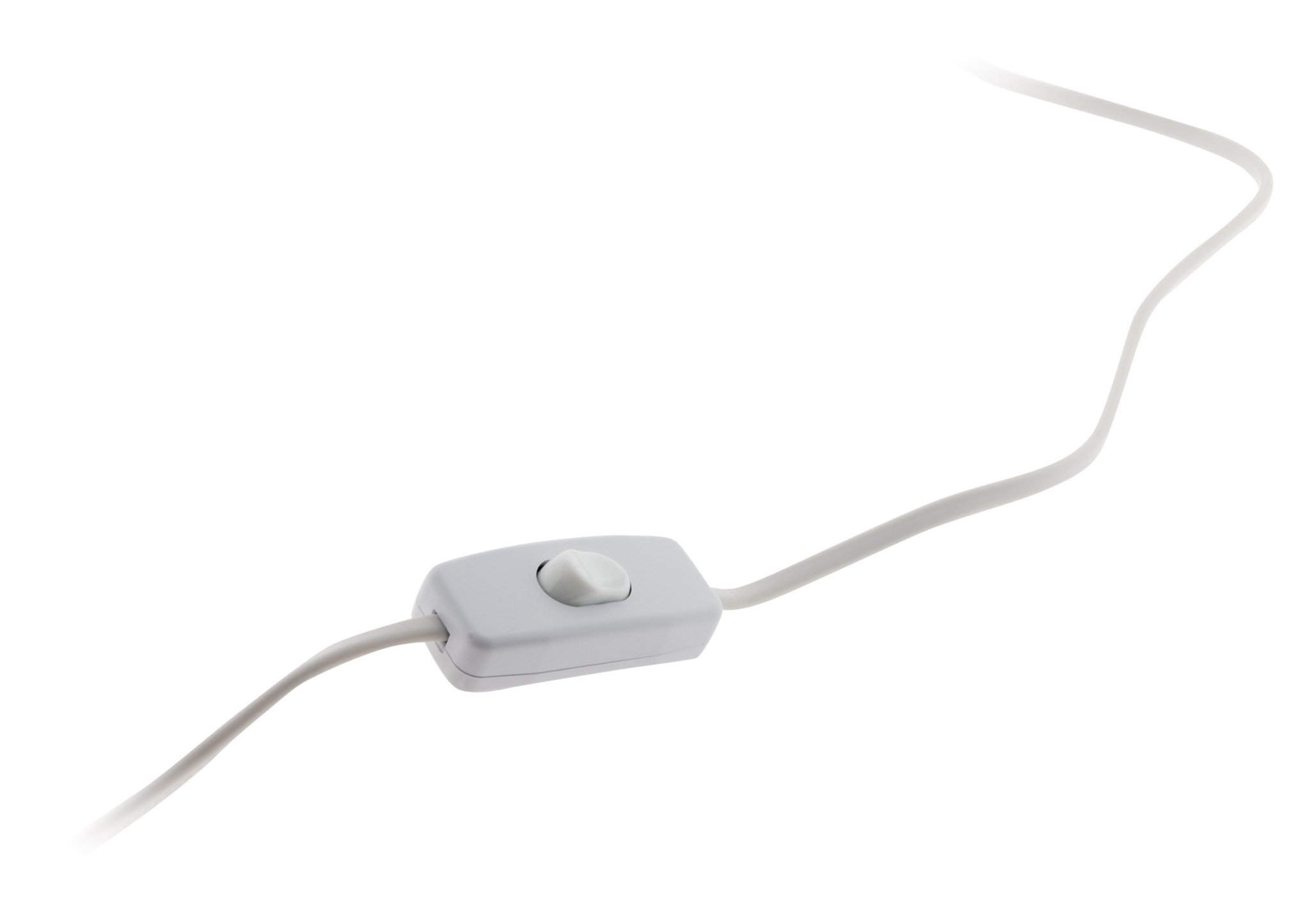 Cordon avec interrupteur pour luminaire 1,5m blanc - ZENITECH