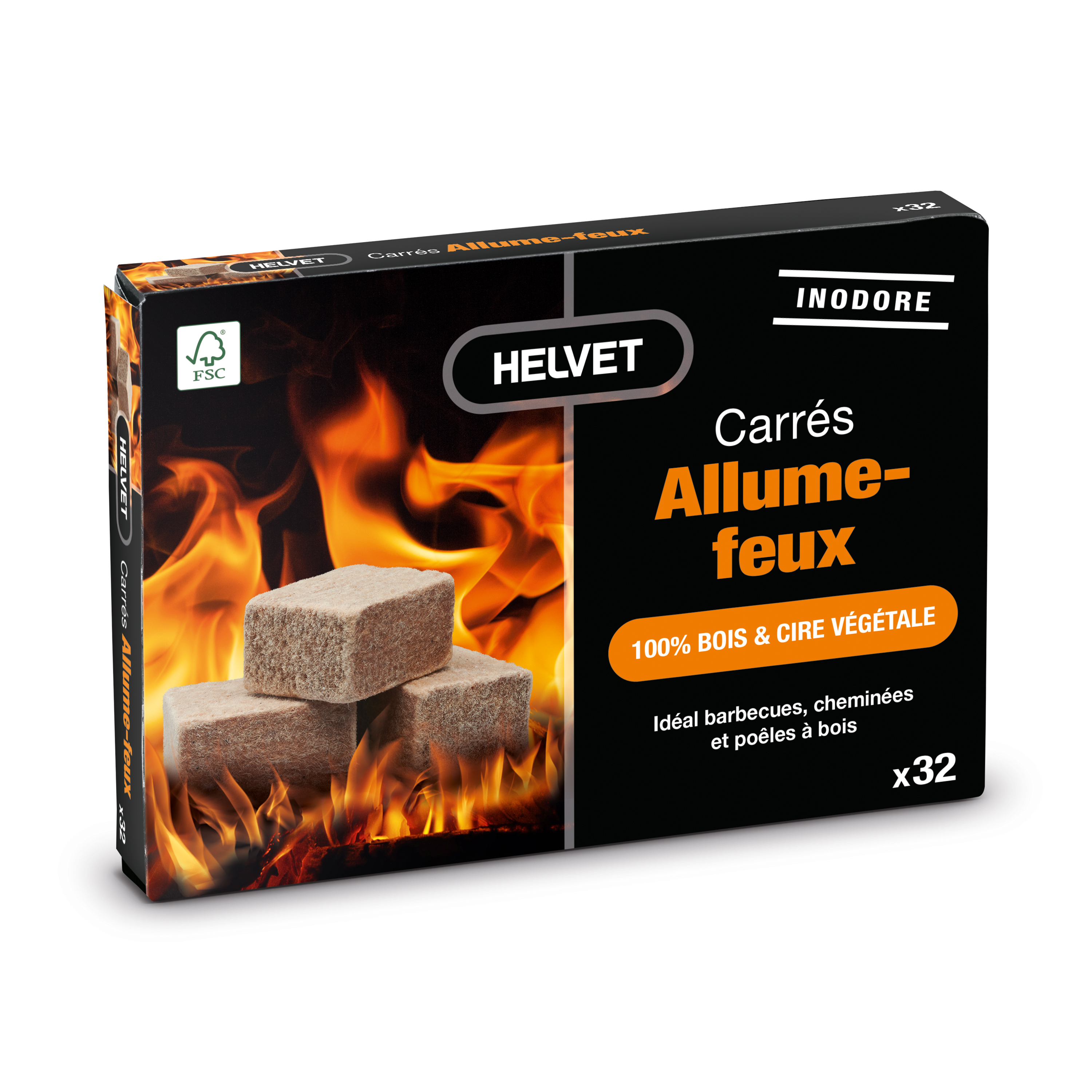 Carrés Allume-Feu x32