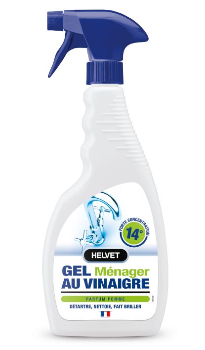 Gel ménager au vinaigre 14° en spray pomme