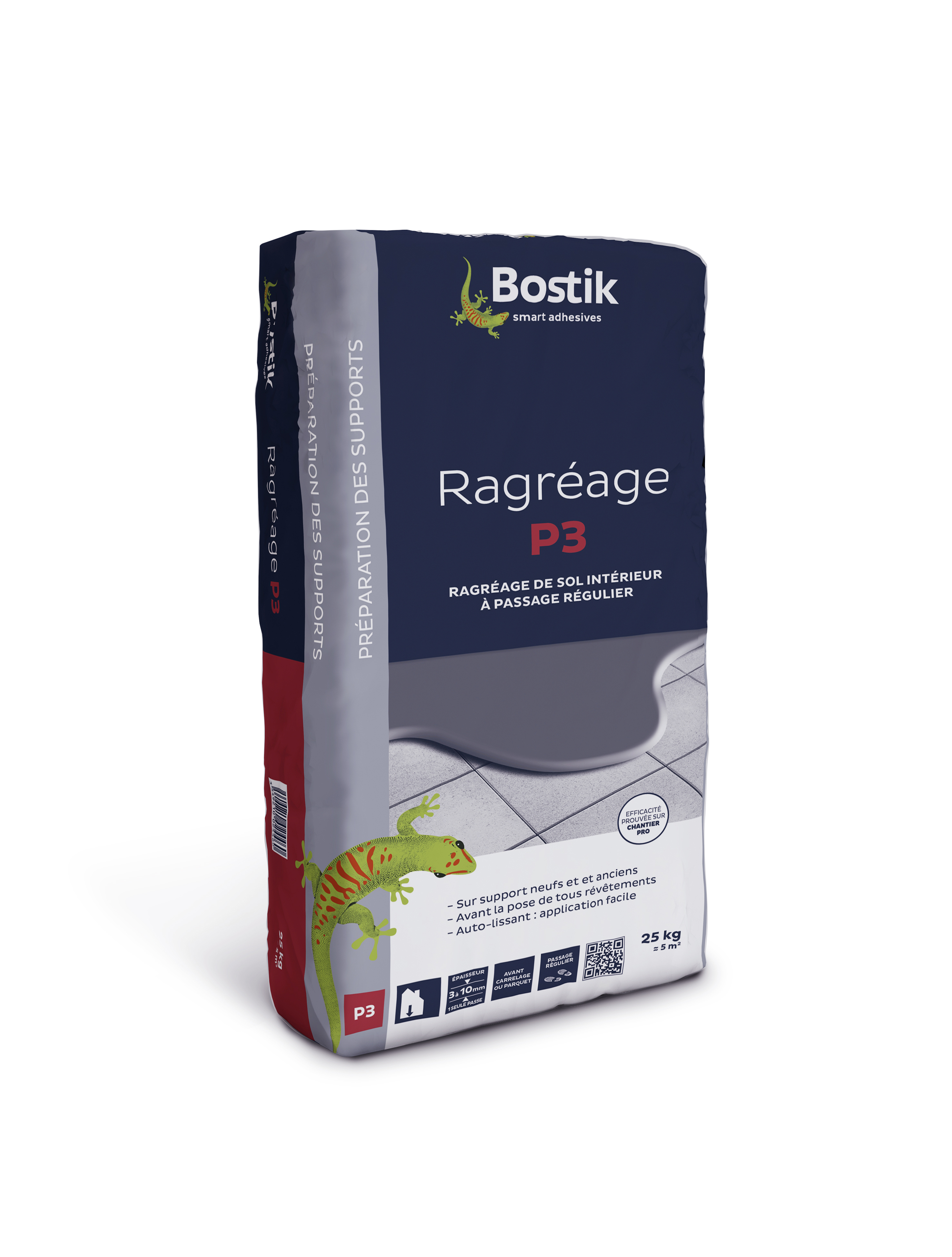 Ragréage P3 en poudre 25kg - BOSTIK