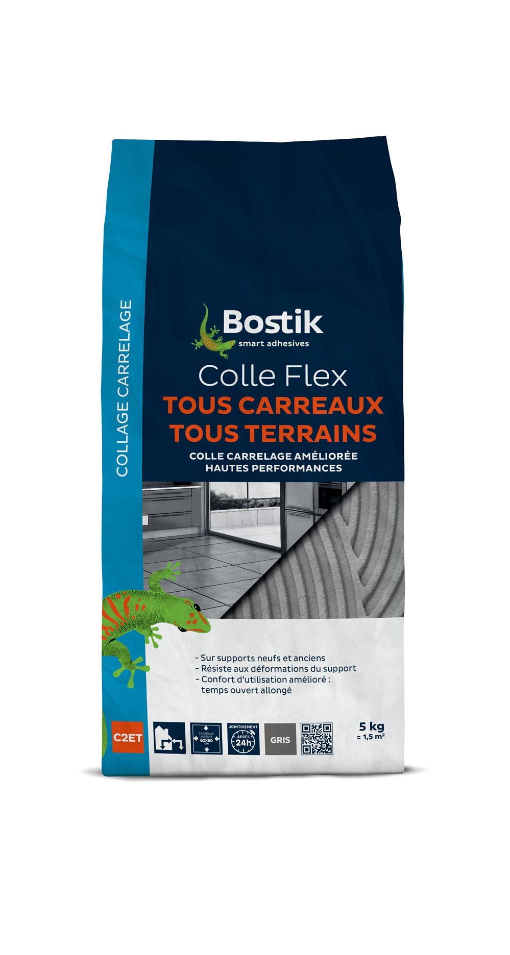 Colle tous carreaux-tous terrains-gris et blanc c2et 5kg