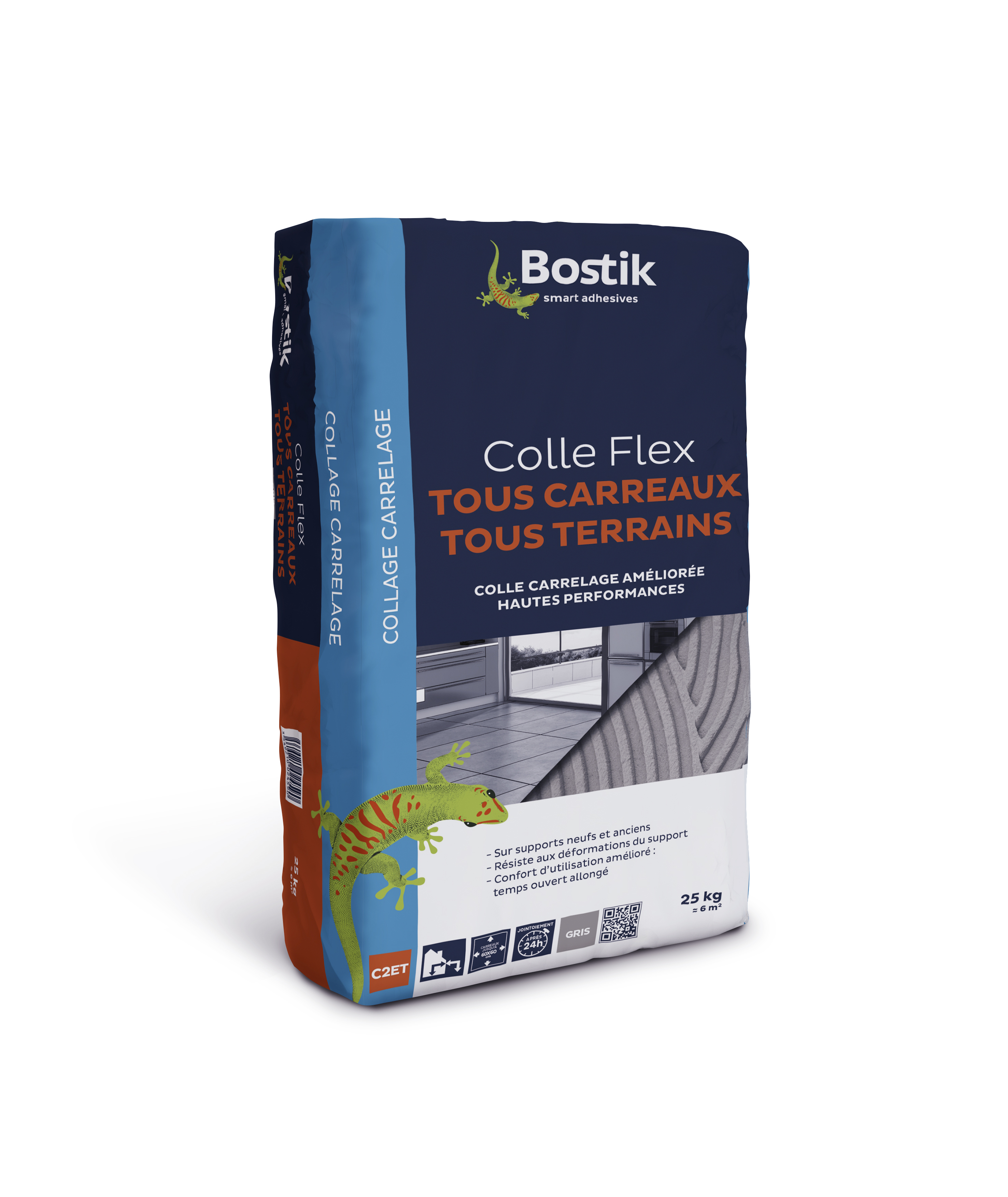 Colle Tous Carreaux Gris 25kg - BOSTIK