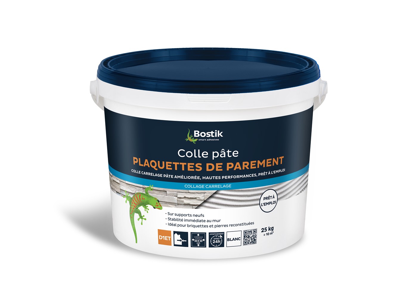 Colle pâte - plaquettes de parement - d1et 25kg