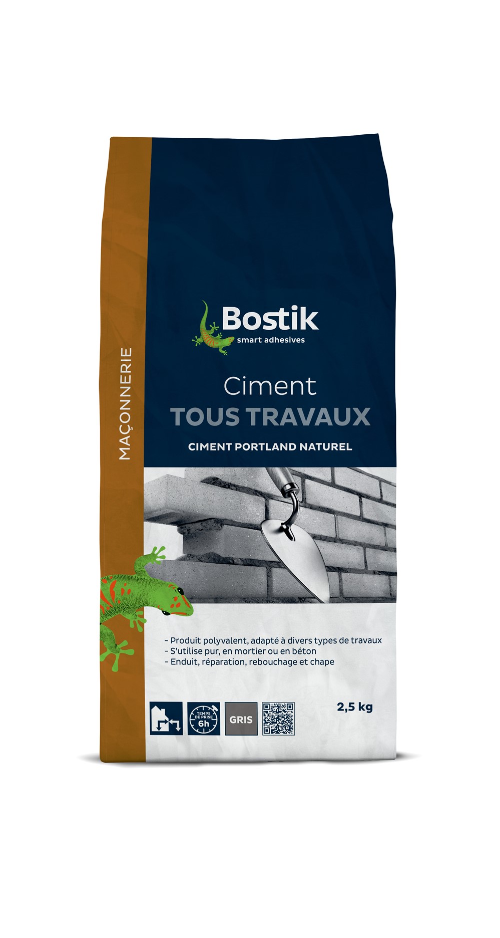 Ciment tous travaux gris 2,5kg