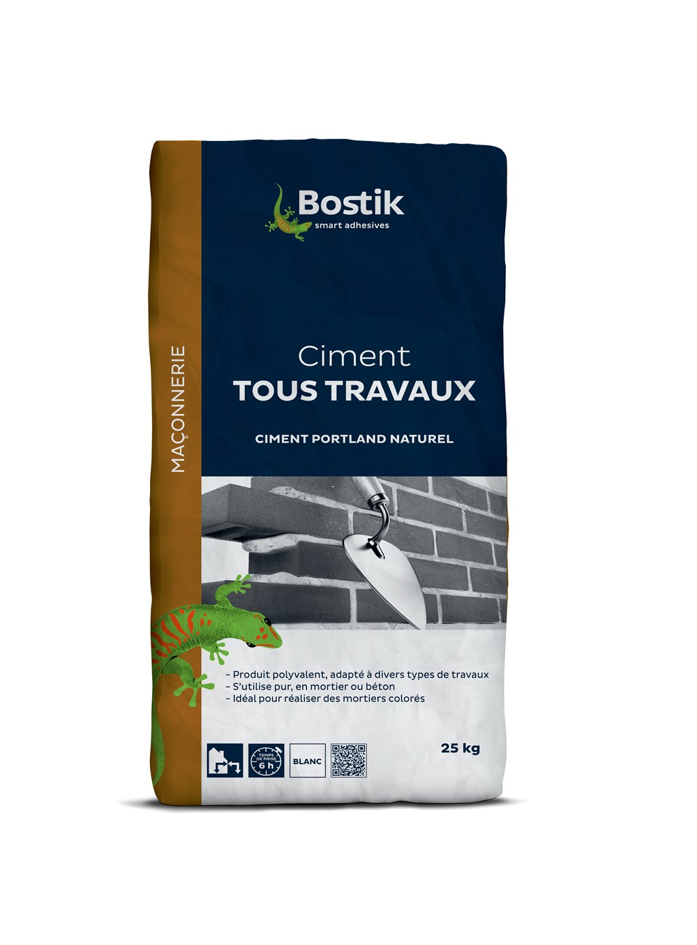 Ciment tous travaux blanc 25kg