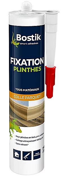 Colle Parquets Fixation Plinthes Cartouche 310ml BOSTIK