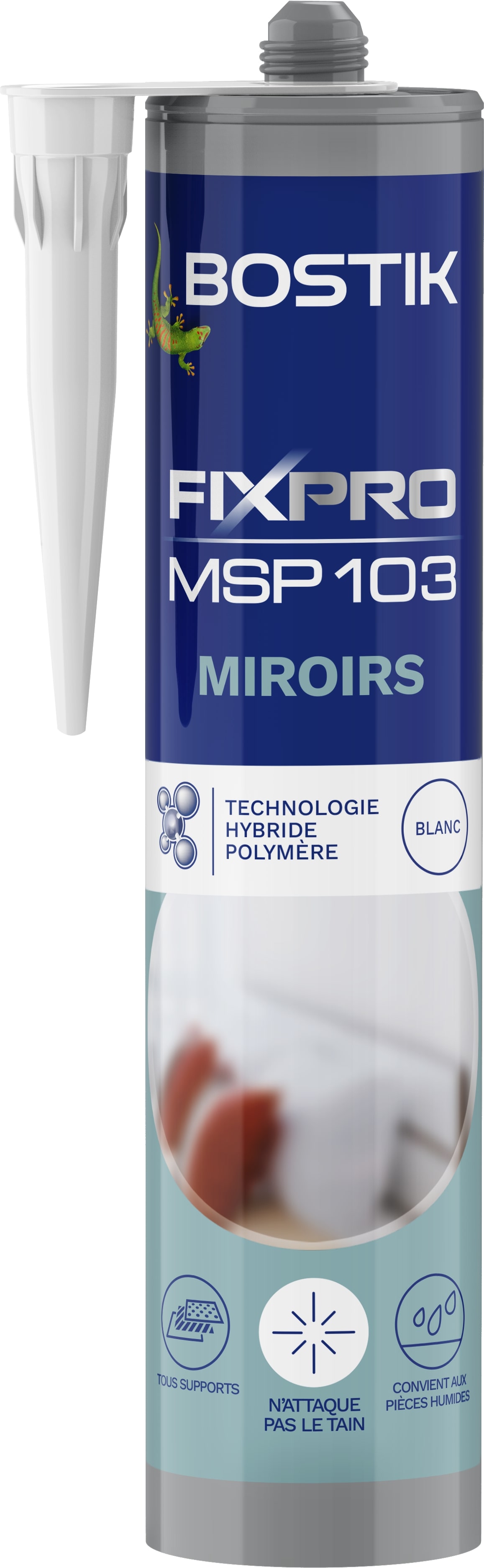 Colle Mastic FIXPRO MSP 103 Miroirs 290ml - BOSTIK