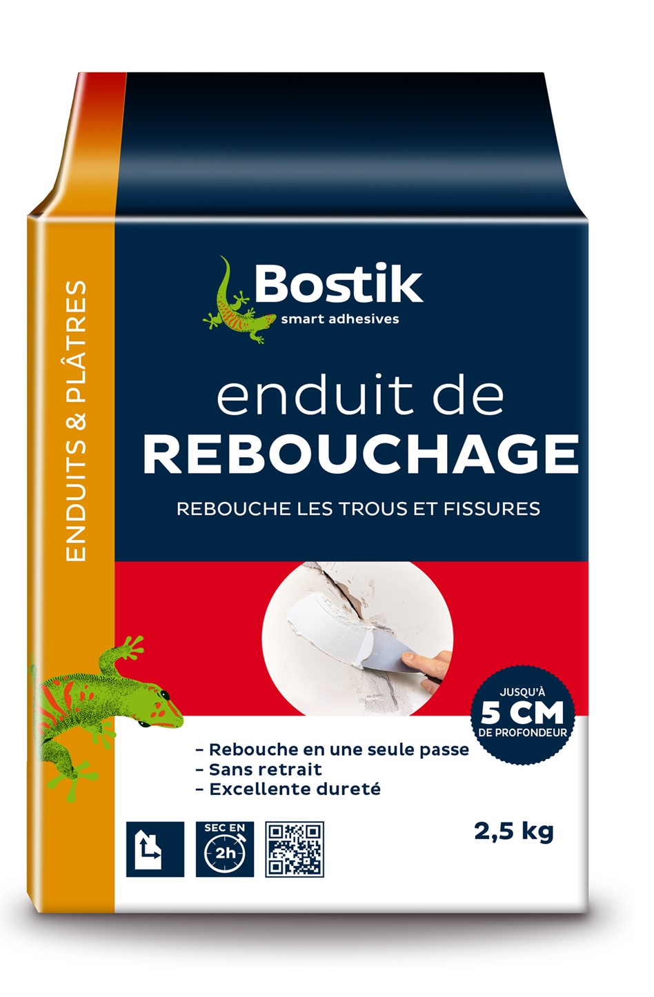 Rebouche tout : enduit de rebouchage en poudre 2,5kg