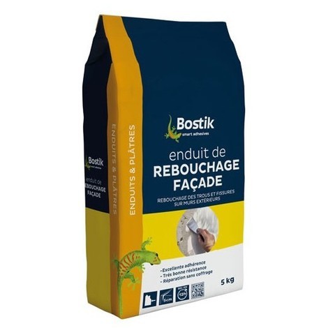 Enduit de rebouchage façade poudre 5 kg