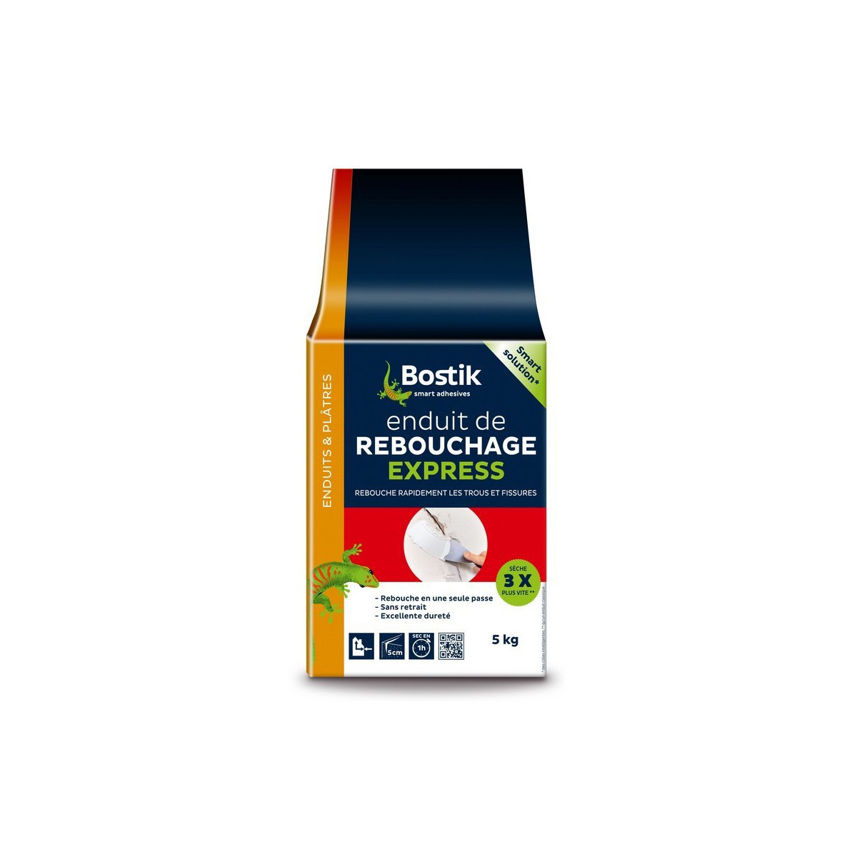 Enduit de rebouchage express poudre 1 kg