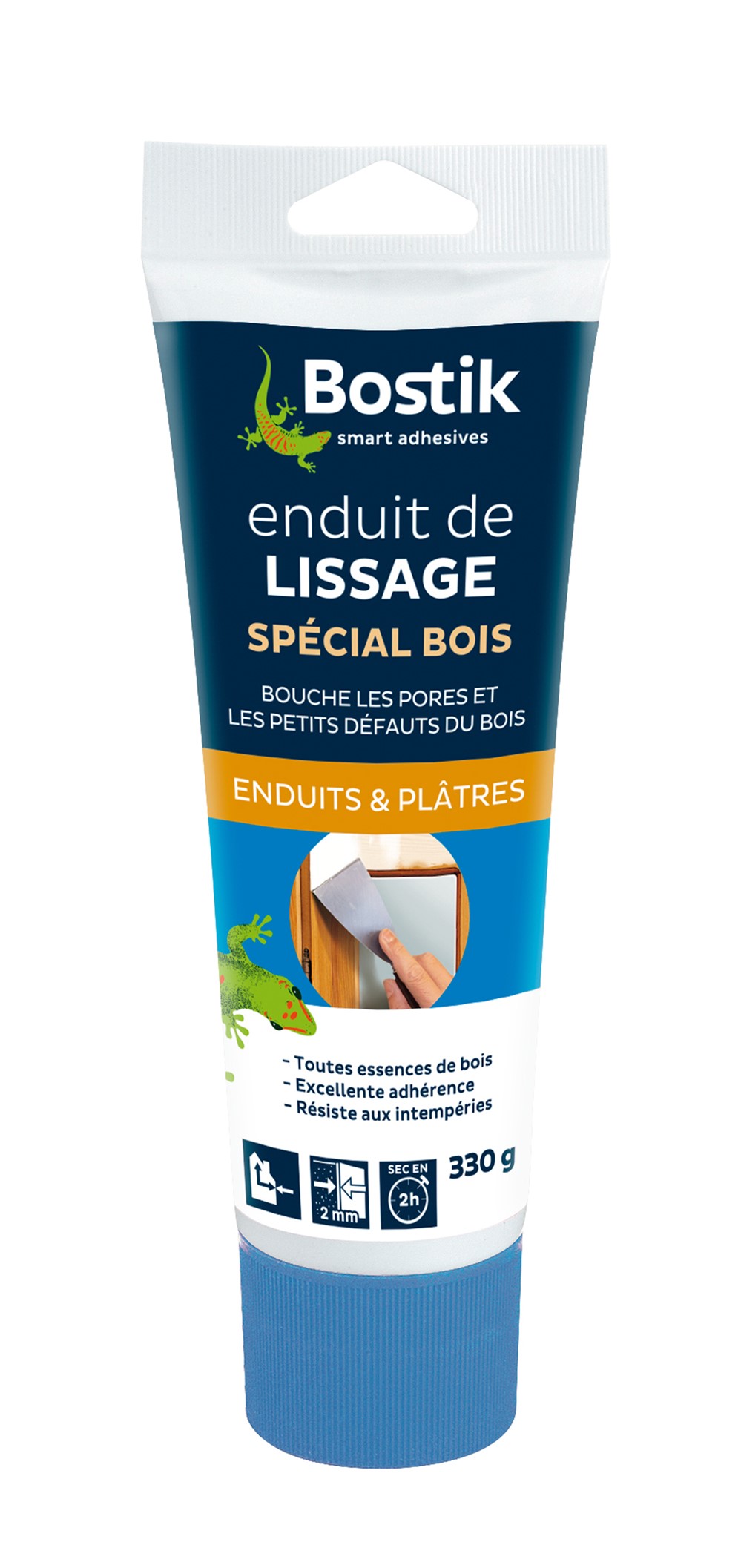 Enduit de lissage spécial bois pâte 330g