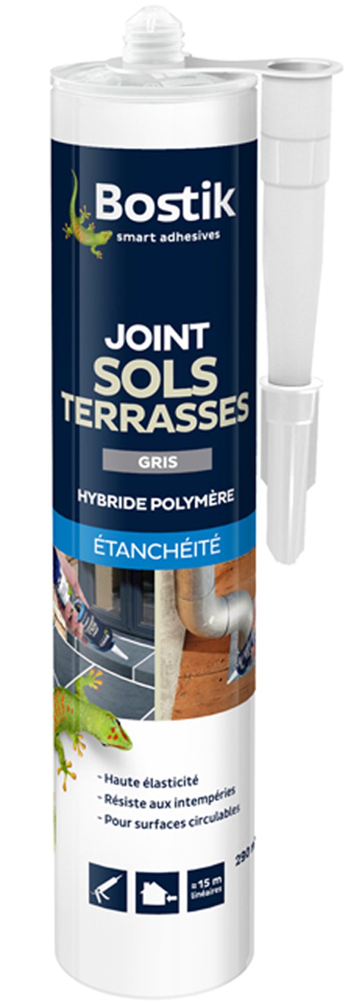 Joint sol et terrasse gris 290ml