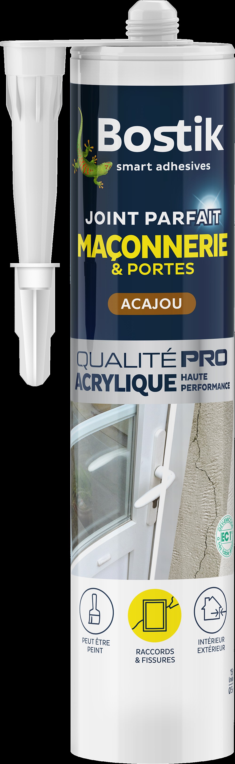 Joint maçonnerie et portes acajou 280ml BOSTIK