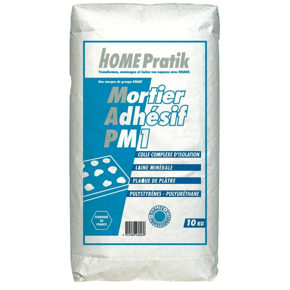 Mortier adhésif PM1 Home Pratik 25 kg