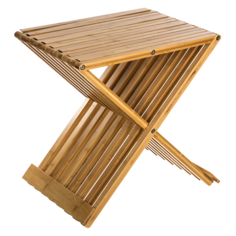 Tabouret Pliant Caramel Bambou 