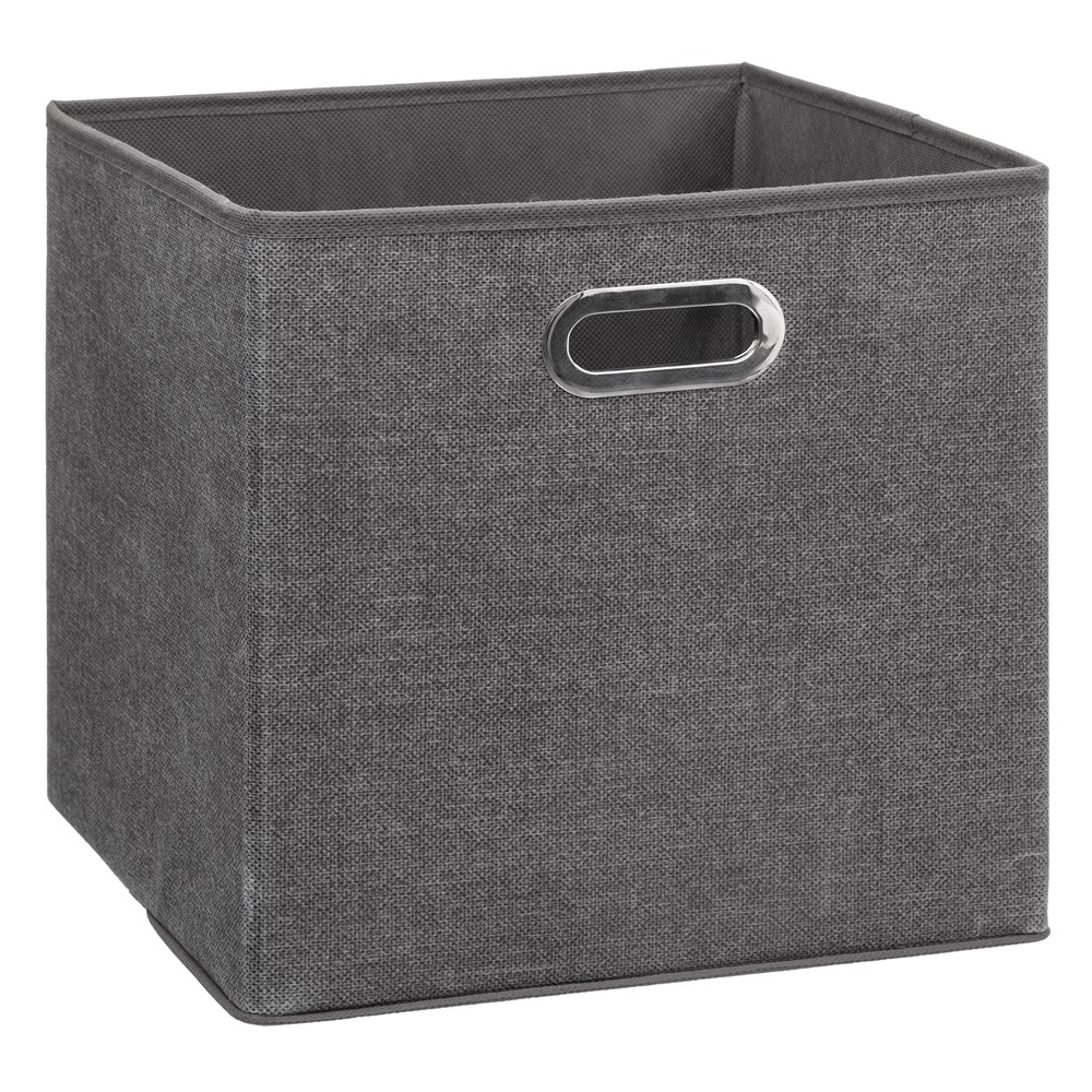 Boîte de rangement 31 x 31 cm gris f chine