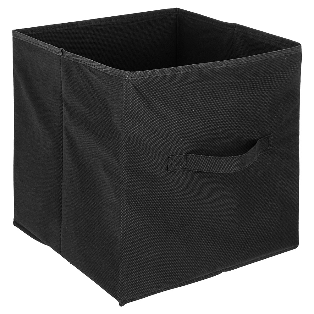 Boîte de rangement 31 x 31 cm noire