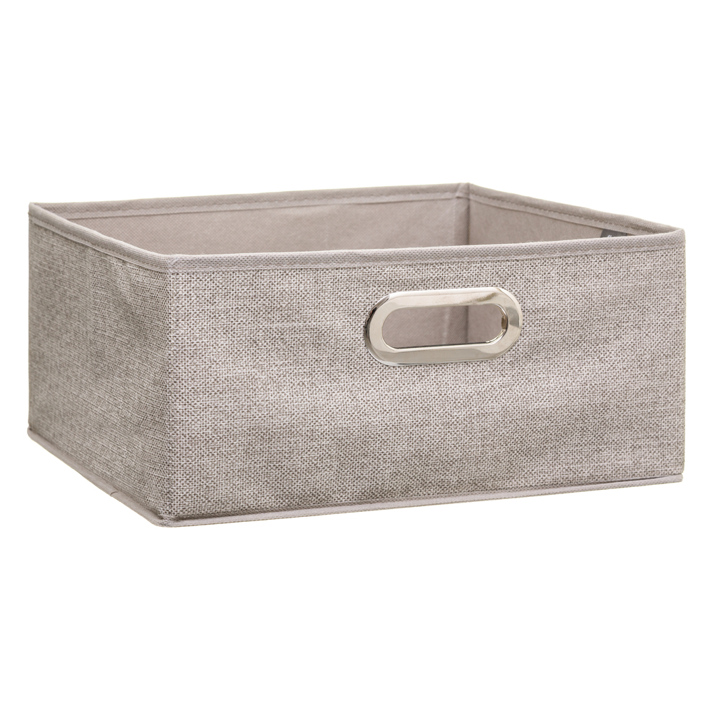 Cube de rangement 31 x 15 cm lin beige - FIVES