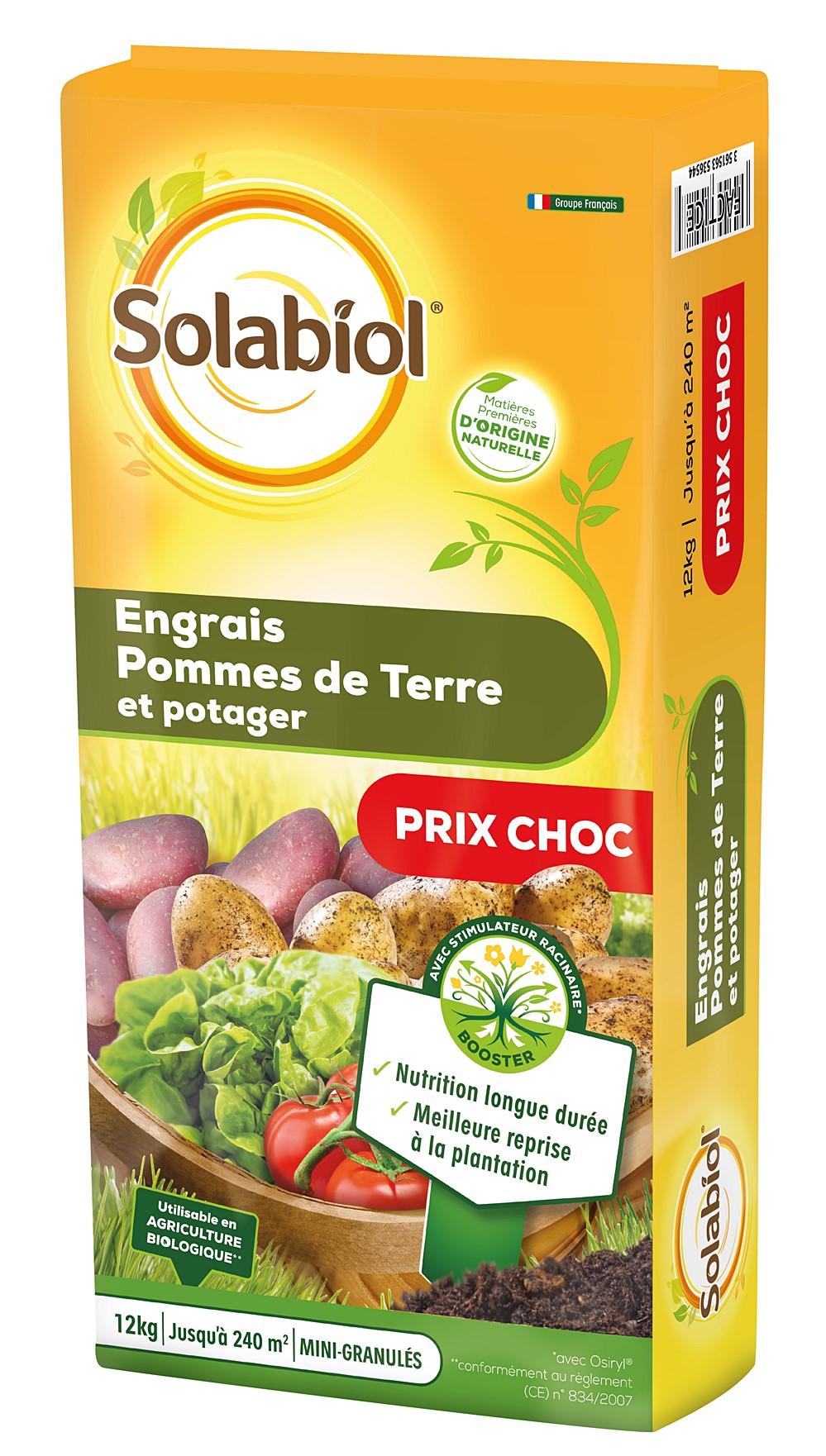 Engrais pommes de terre et potager 12kg - SOLABIOL