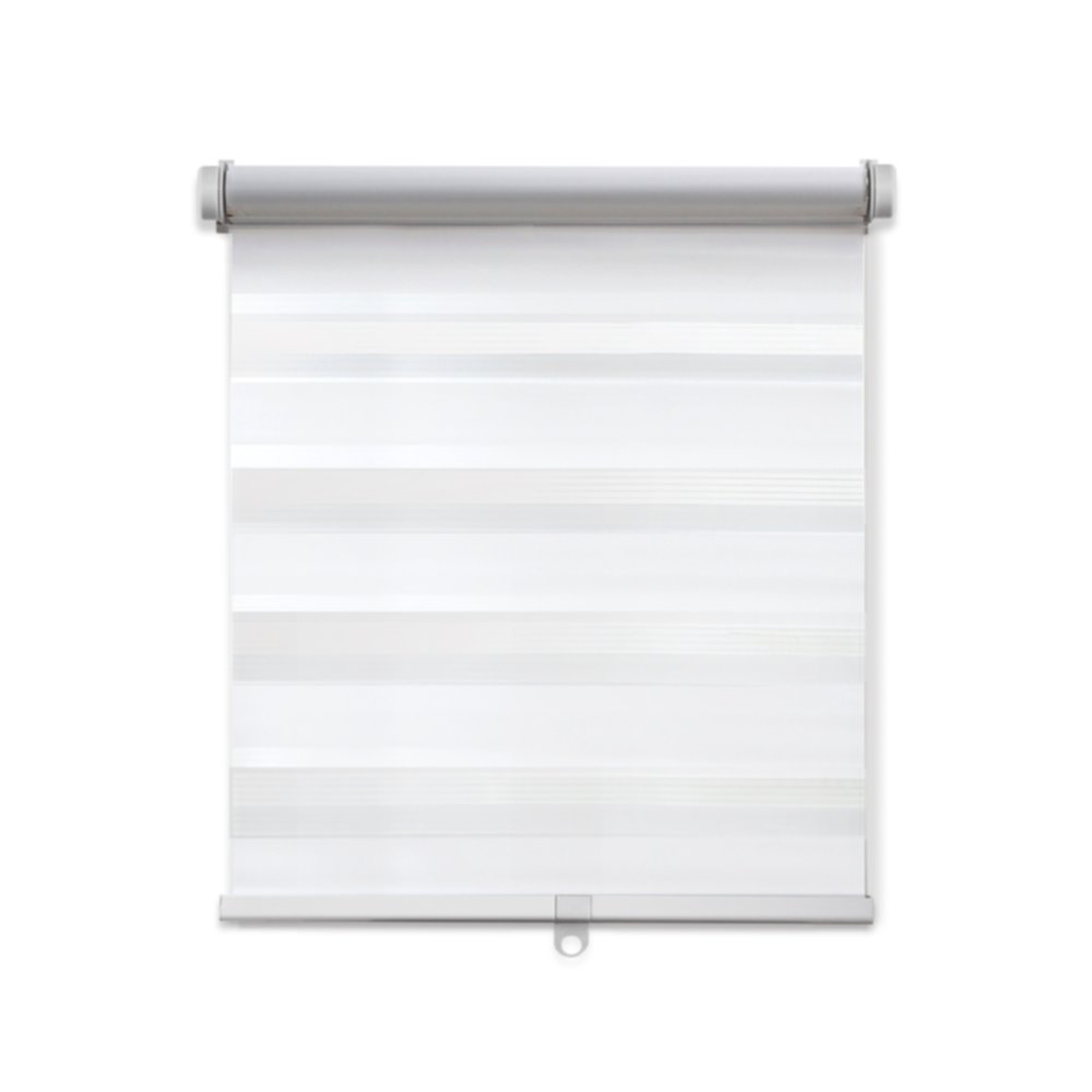 Store enrouleur Jour/Nuit Chic automatique blanc 45x160cm