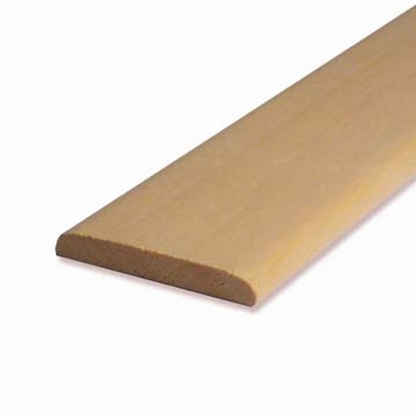 Chant plat  5.5 x 38 mm - bois exotique blanc - SUPBOIS 