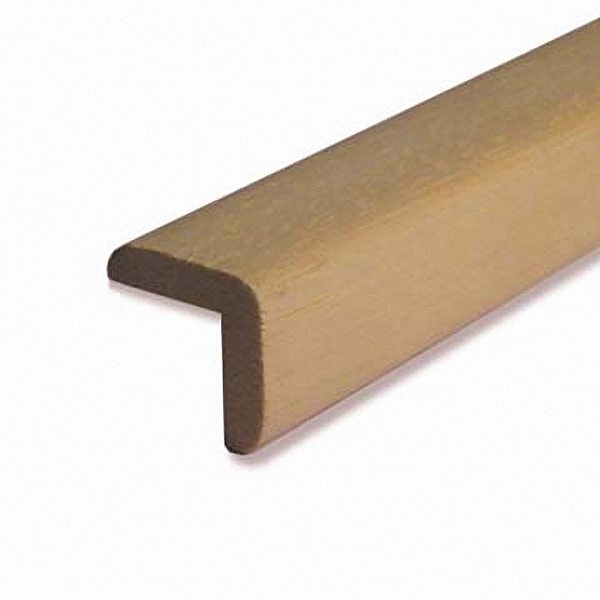 Baguette d'angle  26 x 26mm - bois exotique blanc - SUPBOIS 