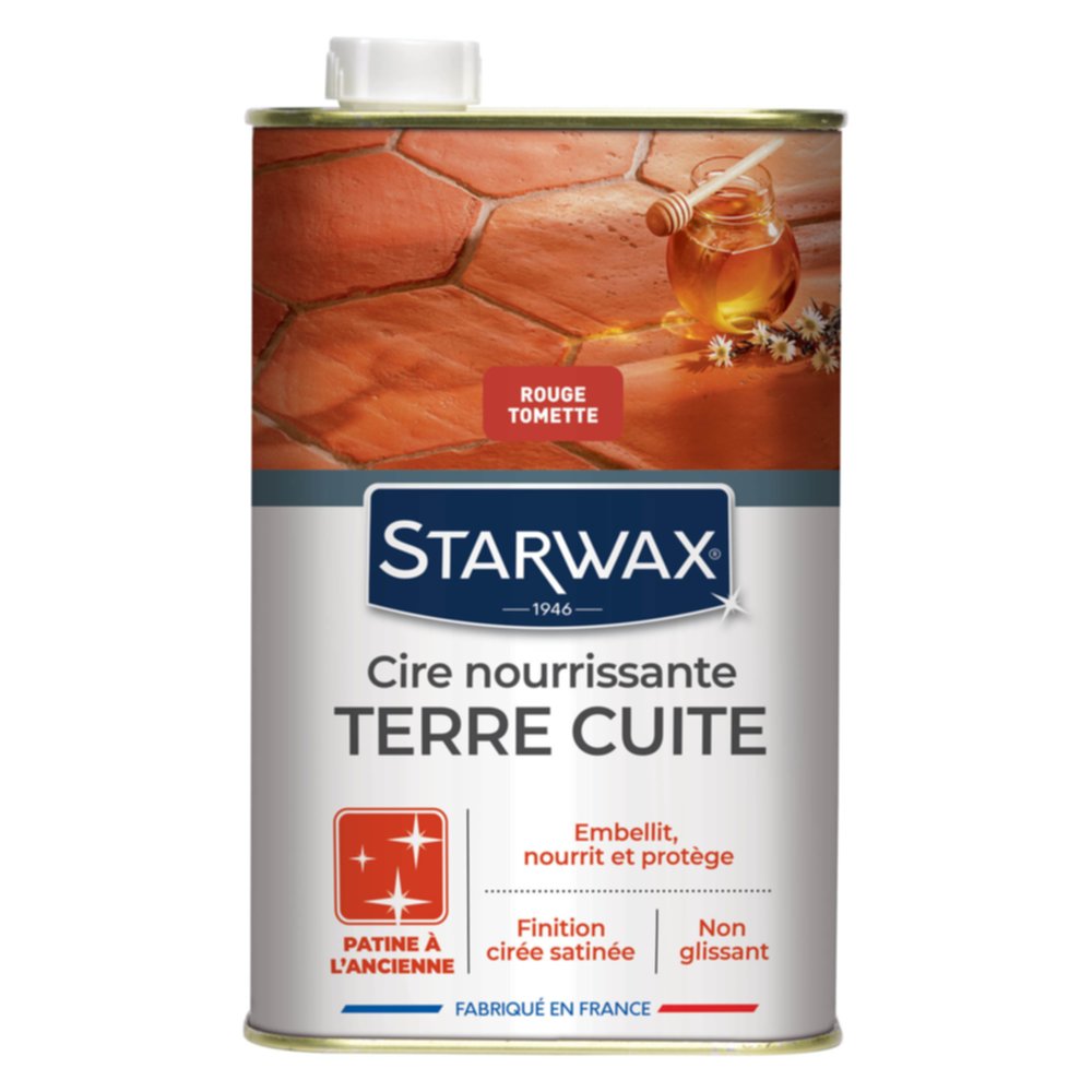 Cire patine à l’ancienne rouge tomette - STARWAX